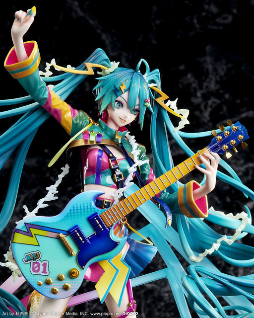 「初音ミク JAPAN TOUR 2023 ～THUNDERBOLT～ 1/7スケールフィギュア」49,830円（税込）Art by 秋赤音（C）Crypton Future Media, INC. www.piapro.net