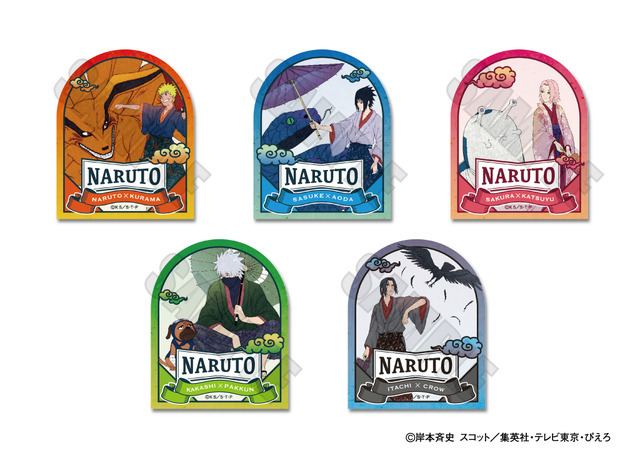 「NARUTO-ナルト- 疾風伝 ステッカー5枚セット 百物語ver.」990円（税込）（C）岸本斉史 スコット／集英社・テレビ東京・ぴえろ