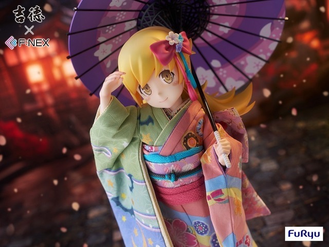 「吉徳×F:NEX 忍野忍 -日本人形- 1/4スケールフィギュア」187,000円（税込）（C）西尾維新／講談社・アニプレックス・シャフト