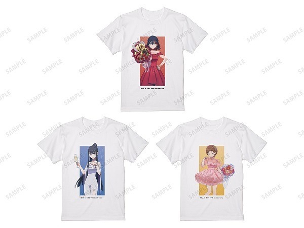 描き下ろし 10周年 ドレスアップver. Ｔシャツ（C）TRIGGER・中島かずき/キルラキル製作委員会