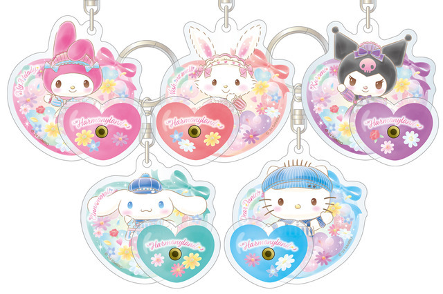 『サンリオ』「ムービングアクリルキーホルダー（5種）」800円（C）2024 SANRIO CO., LTD.