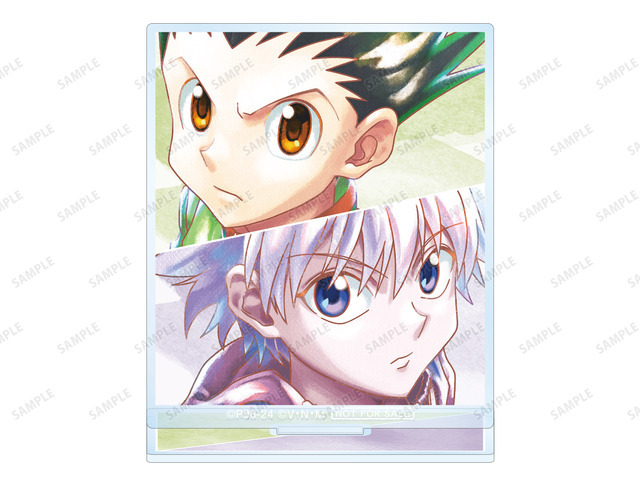 「『HUNTER×HUNTER』Ani-Art アニメイトフェア in 2024」ゴン&キルア Ani-Art aqua label アクリルスタンド アニメイト限定特典（C）P98-24（C）V・N・M