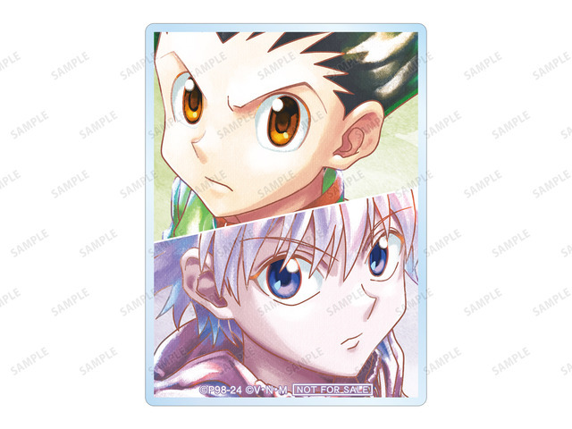 「『HUNTER×HUNTER』Ani-Art アニメイトフェア in 2024」ゴン&キルア Ani-Art aqua label アクリルネームプレート アニメイト限定特典（C）P98-24（C）V・N・M