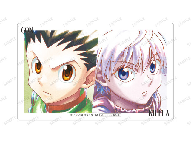 「『HUNTER×HUNTER』Ani-Art アニメイトフェア in 2024」ゴン&キルア Ani-Art aqua label カードステッカー アニメイト限定特典（C）P98-24（C）V・N・M