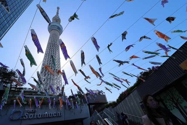 東京スカイツリータウン こいのぼりフェスティバル（過去の様子）（C）TOKYO-SKYTREETOWN