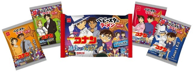 名探偵コナン 100万ドルの五稜星 × ベビースターラーメン（チキン味）6袋入（C）2024 青山剛昌／名探偵コナン製作委員会