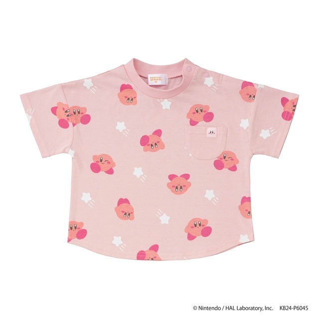 星のカービィ Tシャツ(総柄)（C）Nintendo / HAL Laboratory, Inc.　KB24-P6045