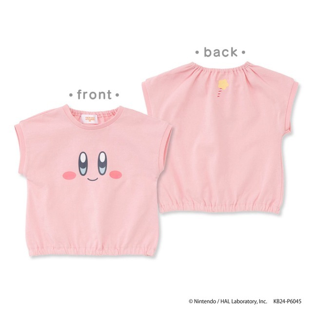 星のカービィ Tシャツ(フェイス)（C）Nintendo / HAL Laboratory, Inc.　KB24-P6045