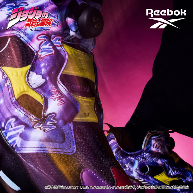 『ジョジョの奇妙な冒険　スターダストクルセイダース』 Reebokコラボ スニーカー＜INSTAPUMP FURY 94＞