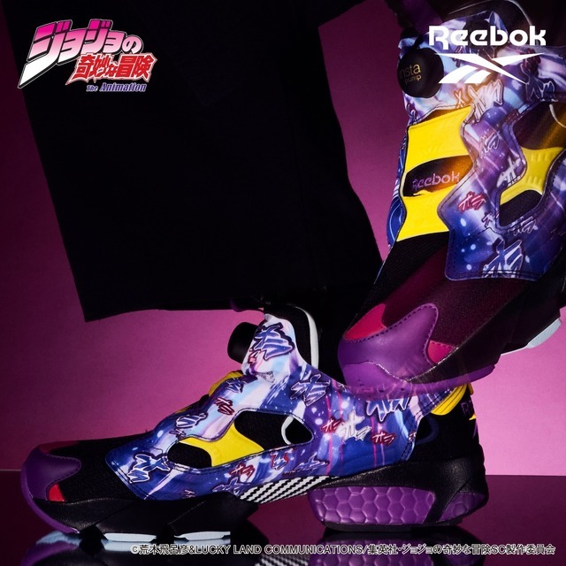 『ジョジョの奇妙な冒険　スターダストクルセイダース』 Reebokコラボ スニーカー＜INSTAPUMP FURY 94＞