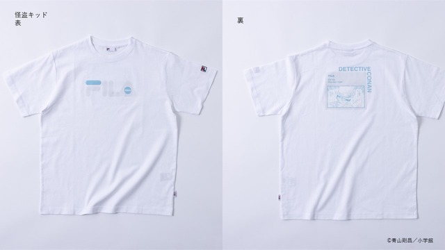 「FILA」×『名探偵コナン』Tシャツ（C）青山剛昌／小学館