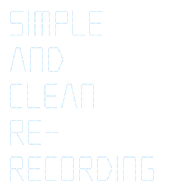 「Simple And Clean (Re-Recording)」J写