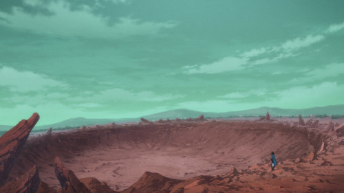 眼下に広がる荒野ーー巨城スサノオが過去へとばされ……TVアニメ『BAKUMATSUクライシス』第11話のあらすじ&先行カットが公開