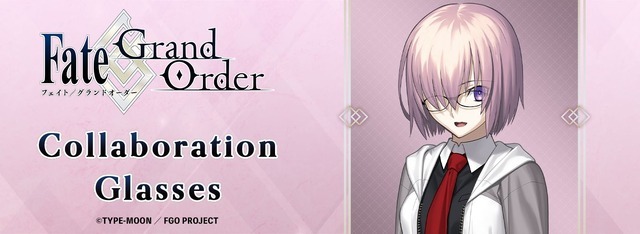 『Fate/Grand Order』コラボ眼鏡 マシュ・キリエライト（shielder）モデル（C）TYPE-MOON / FGO PROJECT