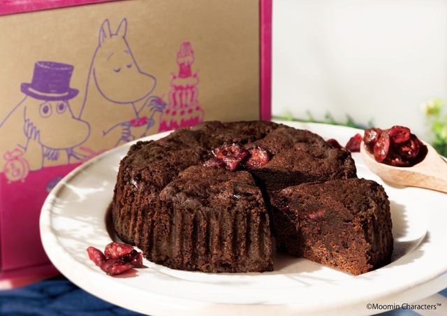 クランベリーのショコラケーキ　　（C）Moomin Characters
