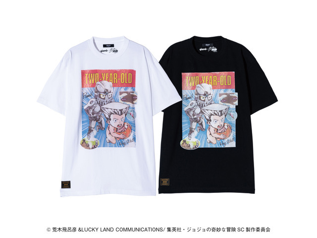 De-aged Polnareff T-shirts（C）荒木飛呂彦&LUCKY LAND COMMUNICATIONS/集英社・ジョジョの奇妙な冒険 SC 製作委員会