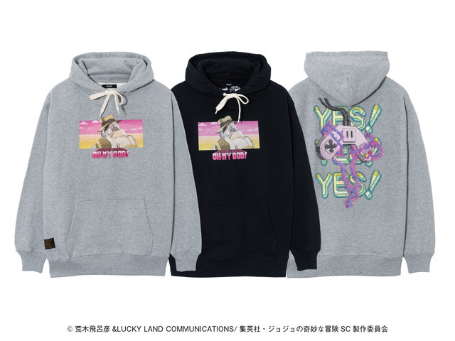 Joseph Joestar Hoodie（C）荒木飛呂彦&LUCKY LAND COMMUNICATIONS/集英社・ジョジョの奇妙な冒険 SC 製作委員会