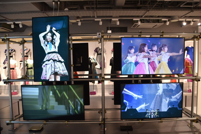 「マクロスΔ ワルキューレ衣装展 encore -Live costume archives-」内部の様子