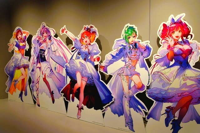 「マクロスΔ ワルキューレ衣装展 encore -Live costume archives-」内部の様子