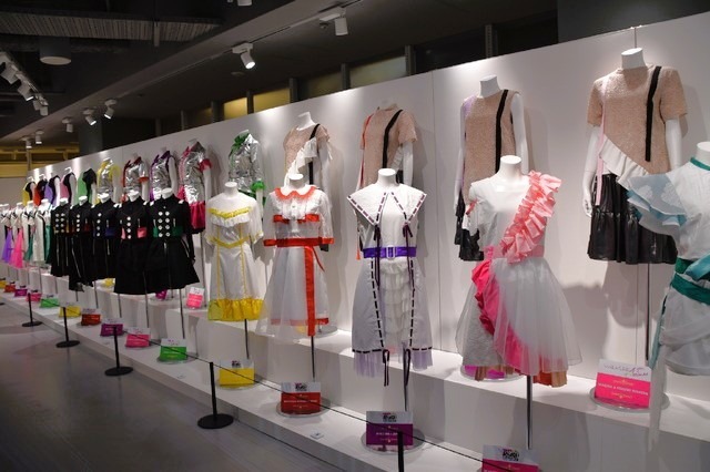 「マクロスΔ ワルキューレ衣装展 encore -Live costume archives-」内部の様子