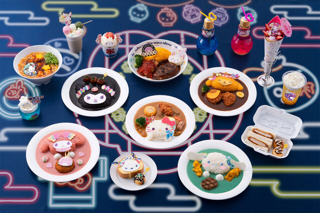 「ピューロランドネオナツマツリ 期間限定メニュー」（C）2024 SANRIO CO., LTD. TOKYO, JAPAN 　著作 株式会社サンリオ