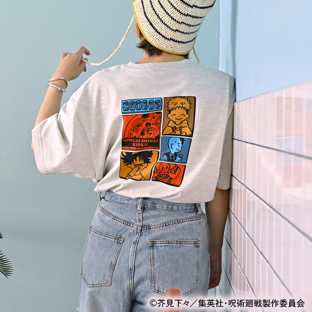 『呪術廻戦』×ビィズニィズ「ビッグTシャツ（存在しない記憶）」（C）芥見下々/集英社・呪術廻戦製作委員会