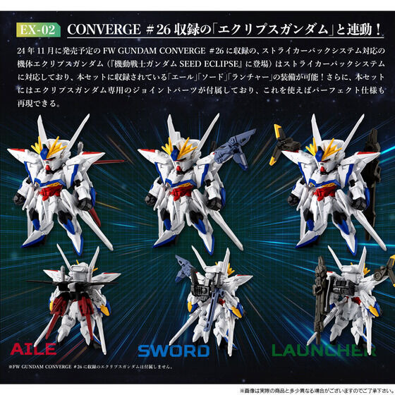 FW GUNDAM CONVERGE CORE ストライクガンダム FULL WEAPON SET【プレミアムバンダイ限定】3,960円（税込）（C）創通・サンライズ