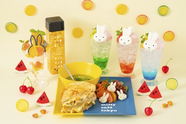 「miffy café tokyo」Illustrations Dick Bruna （C） copyright Mercis bv,1953-2024 www.miffy.com