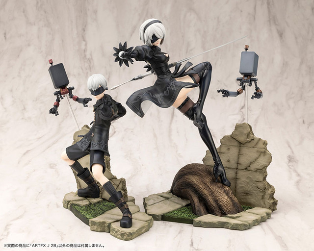 「ARTFX J NieR:Automata Ver1.1a 1/8スケール 完成品フィギュア」2B、9S