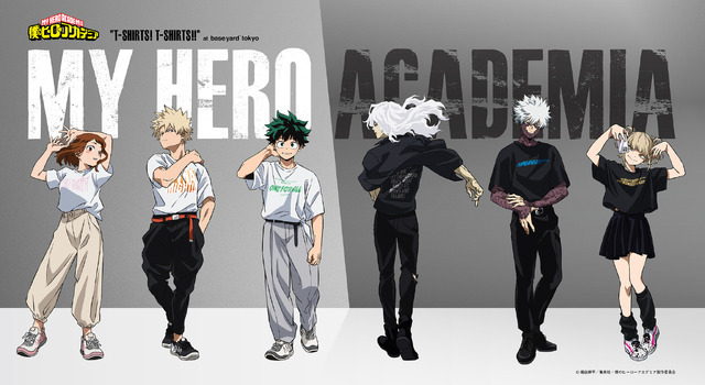 『僕のヒーローアカデミア』MY HERO ACADEMIA“T-shirts! T-shirts!!”（C）堀越耕平／集英社・僕のヒーローアカデミア製作委員会