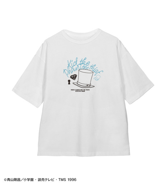 「名探偵コナン arti-mate BIGシルエットTシャツ 怪盗キッド モチーフver.」（C）青山剛昌／小学館・読売テレビ・TMS 1996