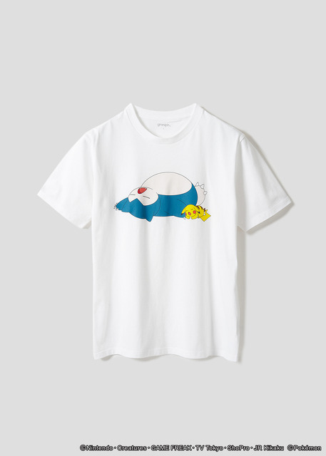 『ポケモン』ピカチュウ＆カビゴン　キッズTシャツ