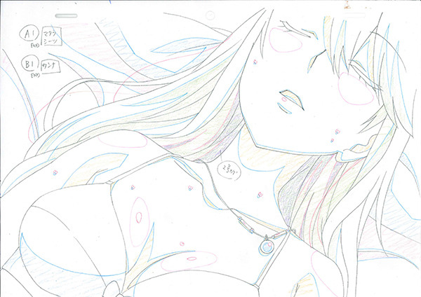 高熱で苦しそうにしている神奈『この世の果てで恋を唄う少女YU-NO』第14話の原画を公開