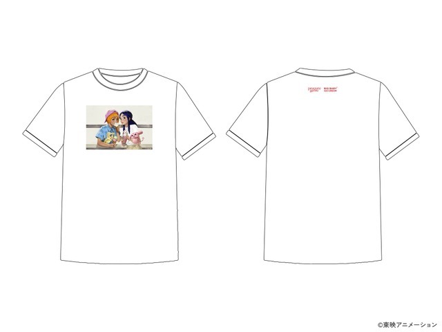 「precure genic」×「BIG BABY ICE CREAM」Tシャツ（C）東映アニメーション