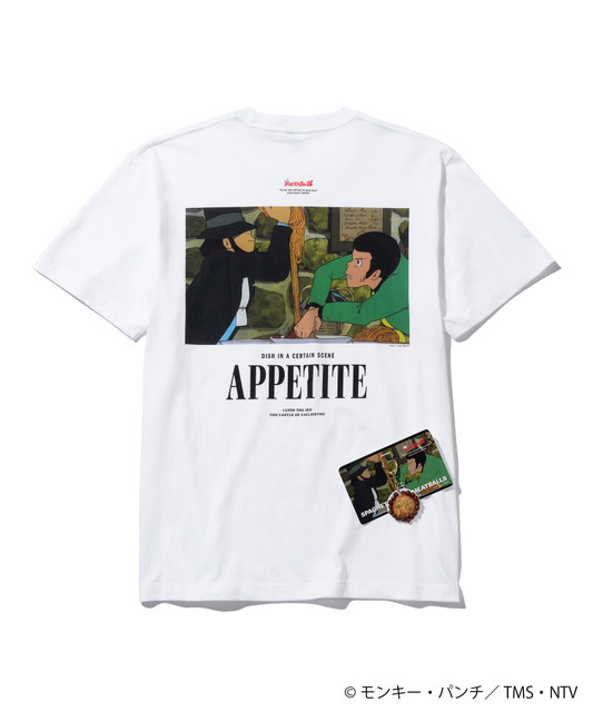 【カリオストロの城 × ZOZOTOWN】FOOD Tシャツ＆ミートボールスパゲッティ キーホルダーSET（4種展開）