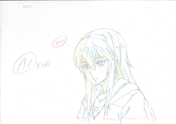 退学届けを書く神奈『この世の果てで恋を唄う少女YU-NO』第16話の原画を公開