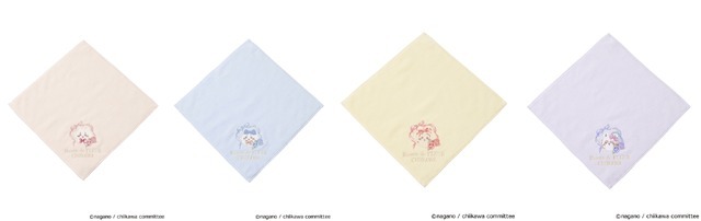 「Maison de FLEUR×ちいかわ」刺繍タオルハンカチ（C）nagano / chiikawa committee