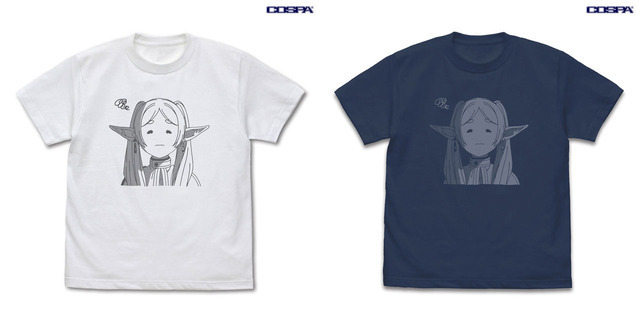 コスパ「フリーレン フェイス Tシャツ すごく嫌そうな顔ver.」（C）山田鐘人・アベツカサ／小学館／「葬送のフリーレン」製作委員会