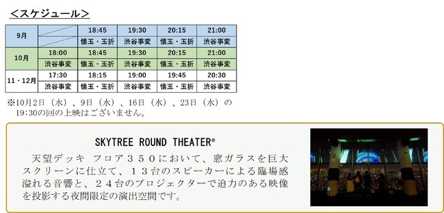 「TVアニメ『呪術廻戦』×東京スカイツリー 呪術廻廊」SKYTREE ROUND THEATERで映像上映スケジュール（C）芥見下々／集英社・呪術廻戦製作委員会（C）TOKYO-SKYTREE