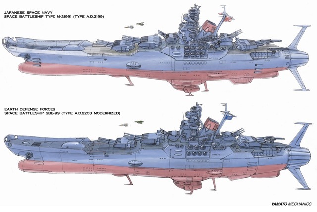 『宇宙戦艦ヤマト』デザイン画集(仮)玉盛順一朗・著（C）東北新社/著作総監修崎 西崎彰司