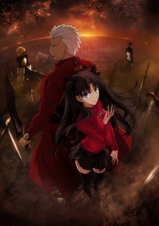 TVアニメ『Fate/stay night　Unlimited Blade Works』キービジュアル(C)TYPE-MOON・ufotable・FSNPC