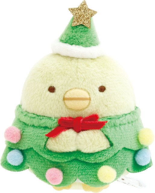 すみっコぐらし『おうちのすみっコクリスマス』「てのりぬいぐるみ ぺんぎん？（ツリー）」（C）SAN-X CO., LTD. ALL RIGHTS RESERVED.