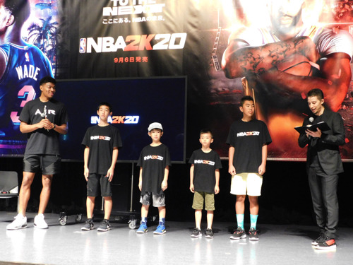 NBAプレイヤー八村塁がゲームソフト『NBA 2K20』アンバサダーに就任！子供たちに「バスケを楽しんで」とアドバイス