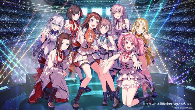 「バンドリ！ ガールズバンドパーティ！」7周年を記念した新しいキービジュアル（C）BanG Dream! Project