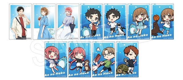 「サンシャイン水族館×アオのハコ　aquarium story」コラボグッズ購入特典「クリアカード」（C）はまじあき／芳文社・アニプレックス