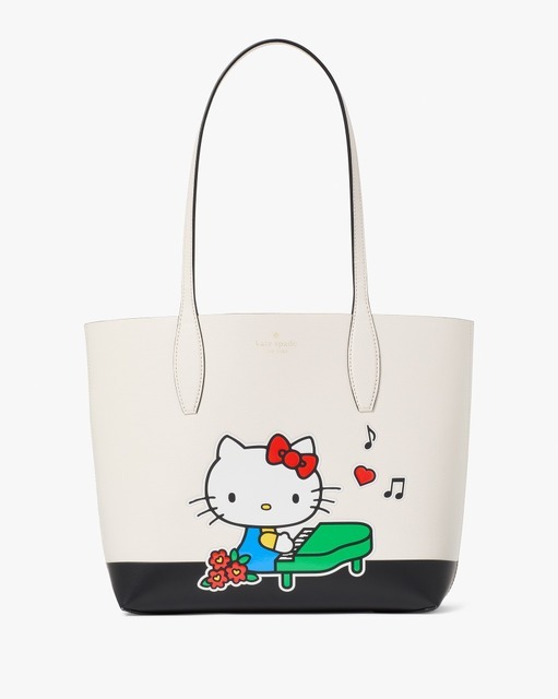 「HELLO KITTY x kate spade new york Capsule Collection」small tote（C）’24 SANRIO 著作（株）サンリオ