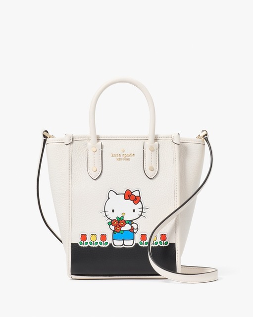 「HELLO KITTY x kate spade new york Capsule Collection」mini tote（C）’24 SANRIO 著作（株）サンリオ