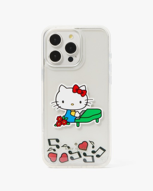 「HELLO KITTY x kate spade new york Capsule Collection」liquid case （16 pro・16 pro max）（C）’24 SANRIO 著作（株）サンリオ