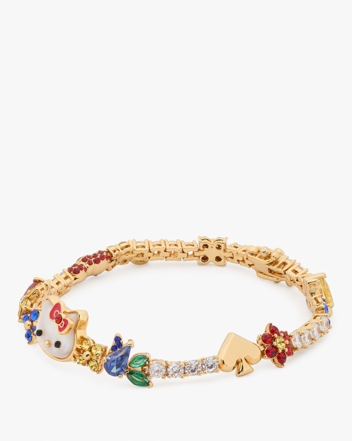 「HELLO KITTY x kate spade new york Capsule Collection」tennis bracelet（C）’24 SANRIO 著作（株）サンリオ