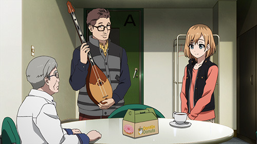 音響スタジオに民族楽器の素材を届けに行くあおいだったが……アニメ『SHIROBAKO』第10話あらすじ＆場面カットを紹介